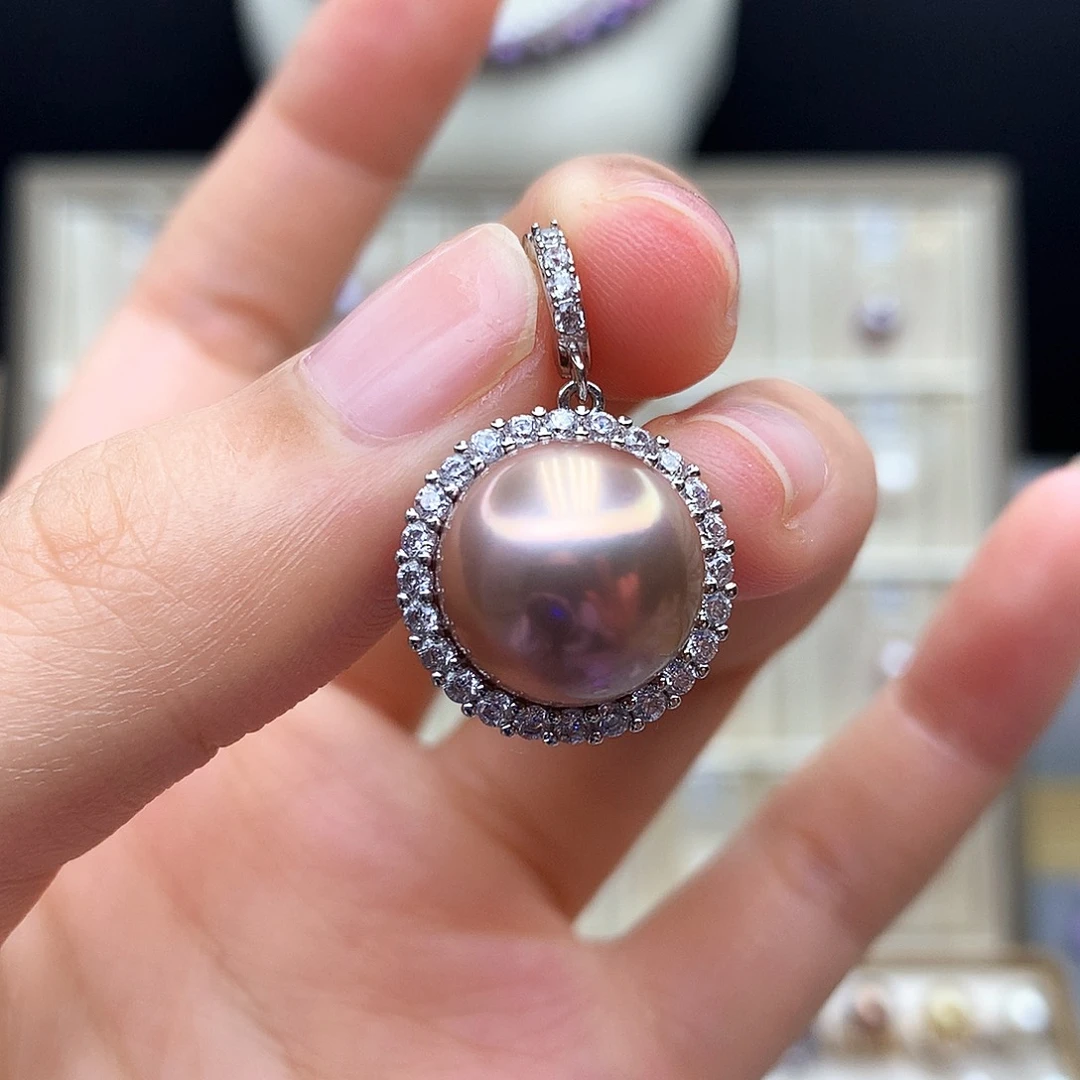 颈饰合金淡水珍珠