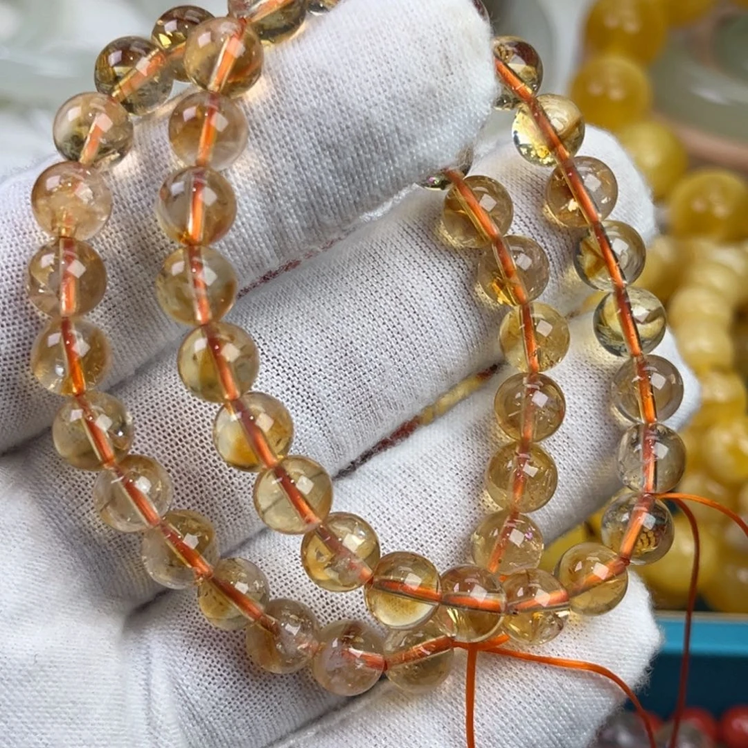 黄晶手链未镶嵌666