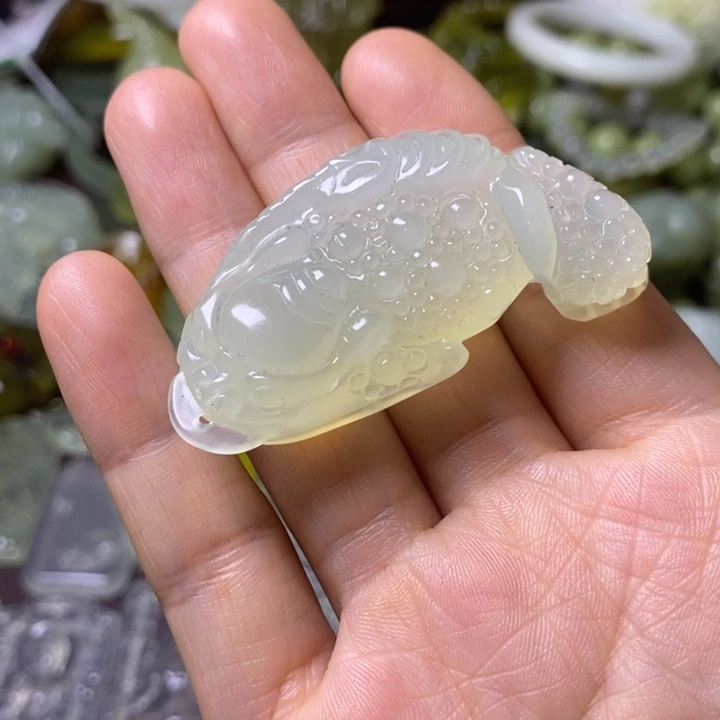 岫玉岫玉挂件未镶嵌相**兄