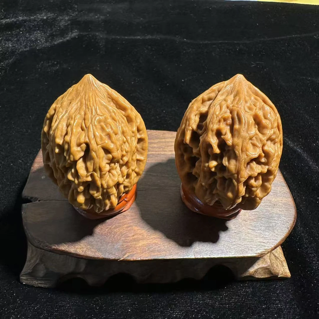 打底野生鸡心核桃——153