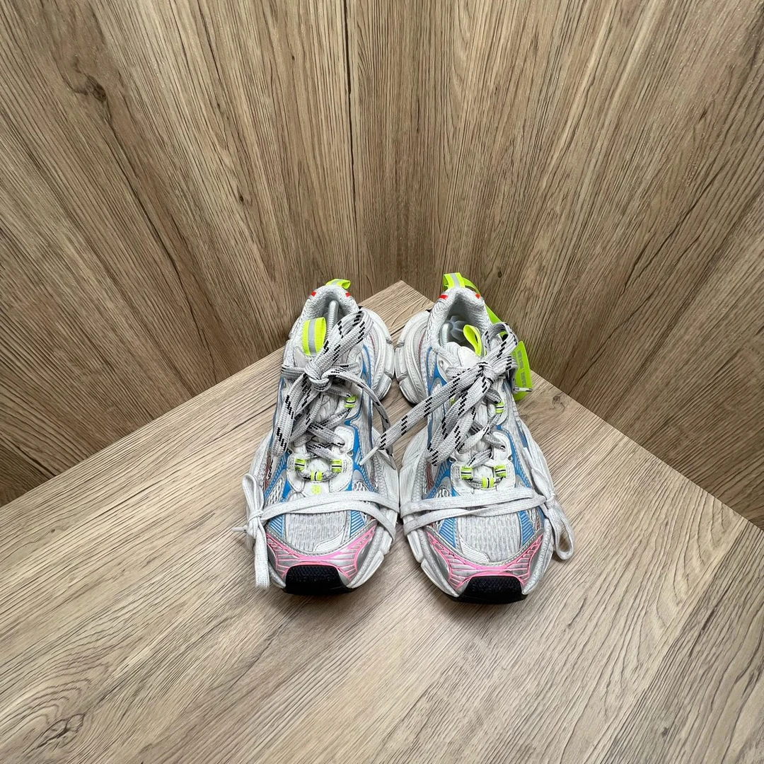 95新 Balenciaga/巴黎世家 3XL 白红蓝老爹鞋 38码/95新/无配件