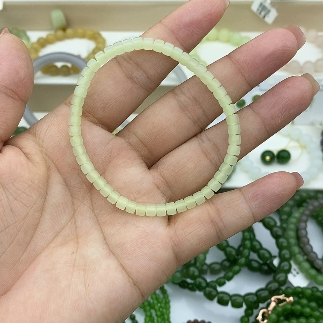 和田玉手链未镶嵌