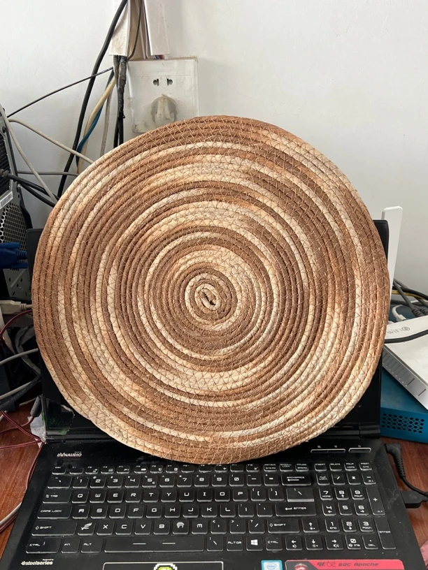 草编杯垫坐垫砂锅垫子北欧极简风拍照道具