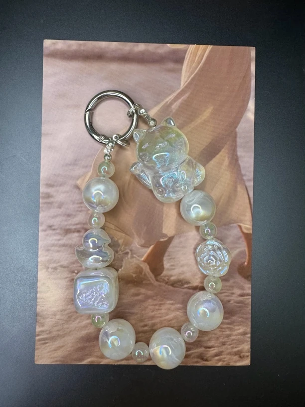 创意串珠手机链挂绳手环网红挂饰手腕链