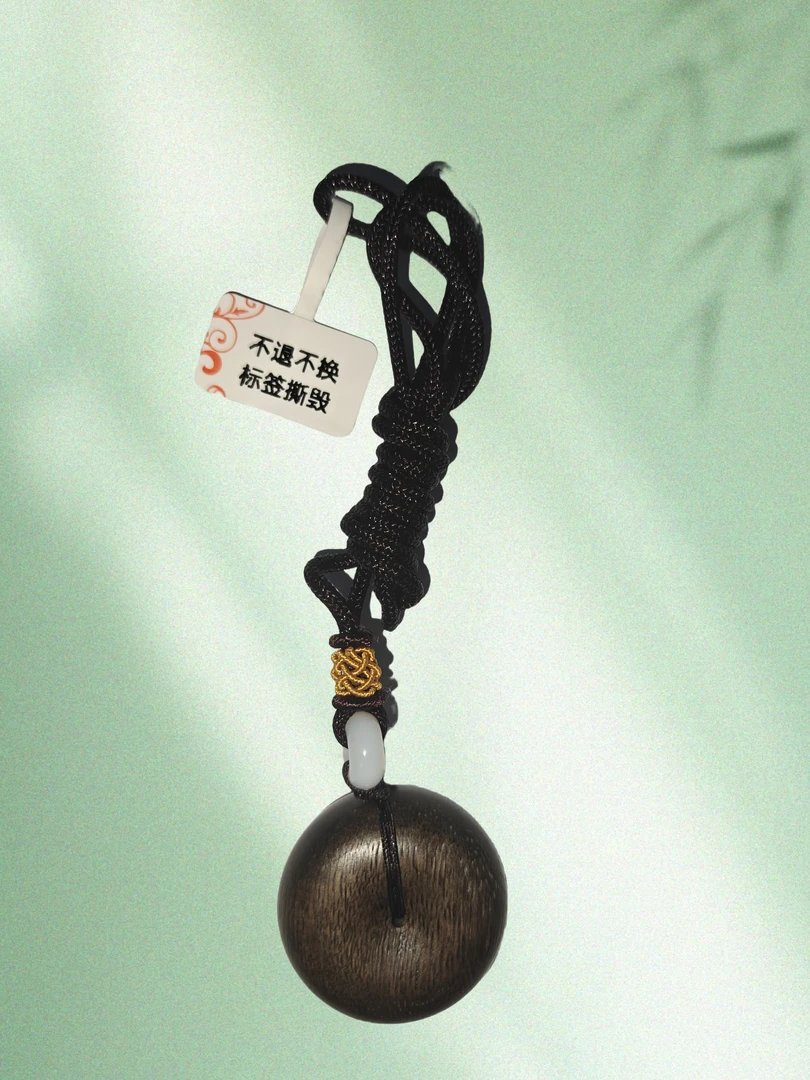 增香沉香木海南正宗莺歌绿其平安扣32mm*14mm