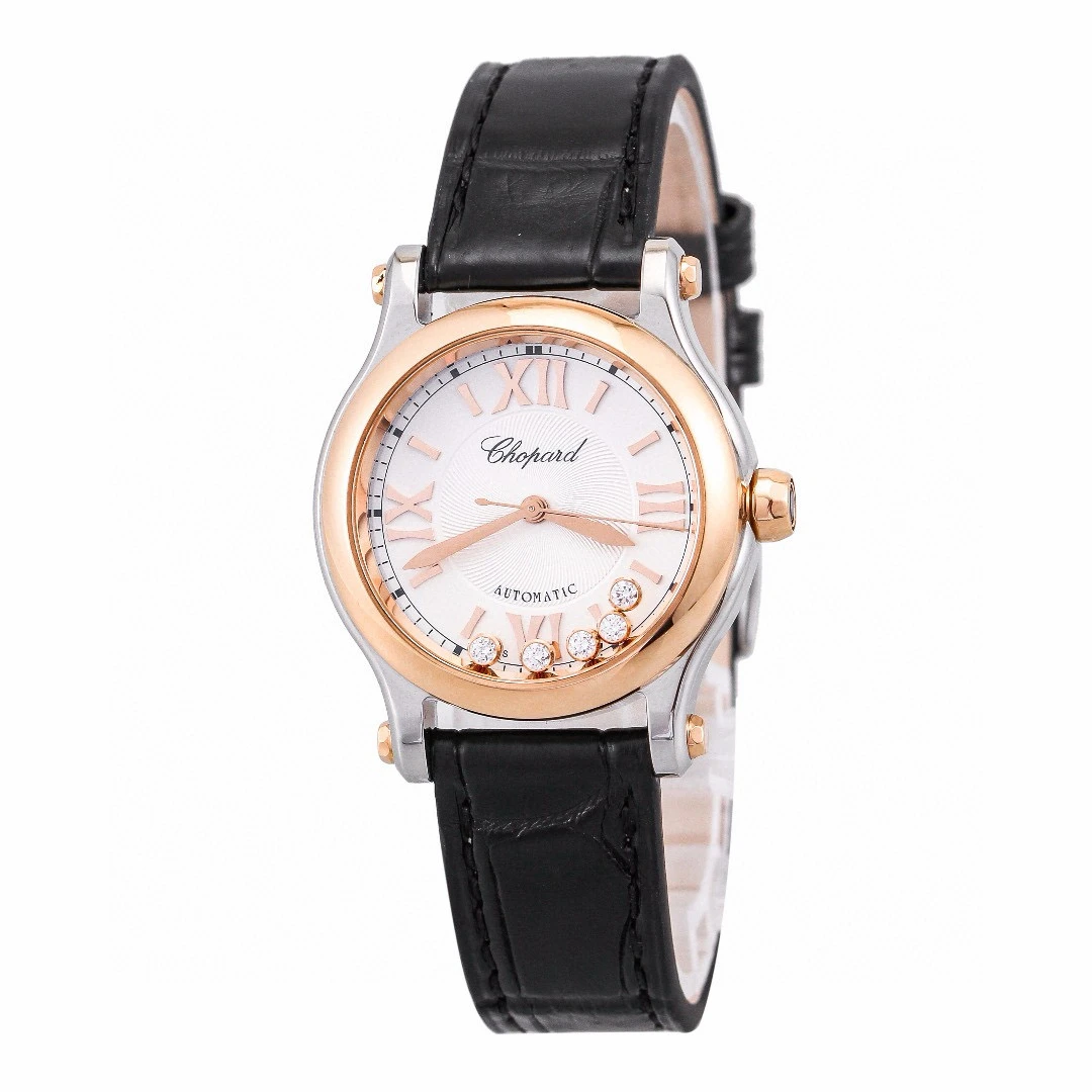 99新 Chopard/萧邦 麦麦女表 快乐钻278573-6013