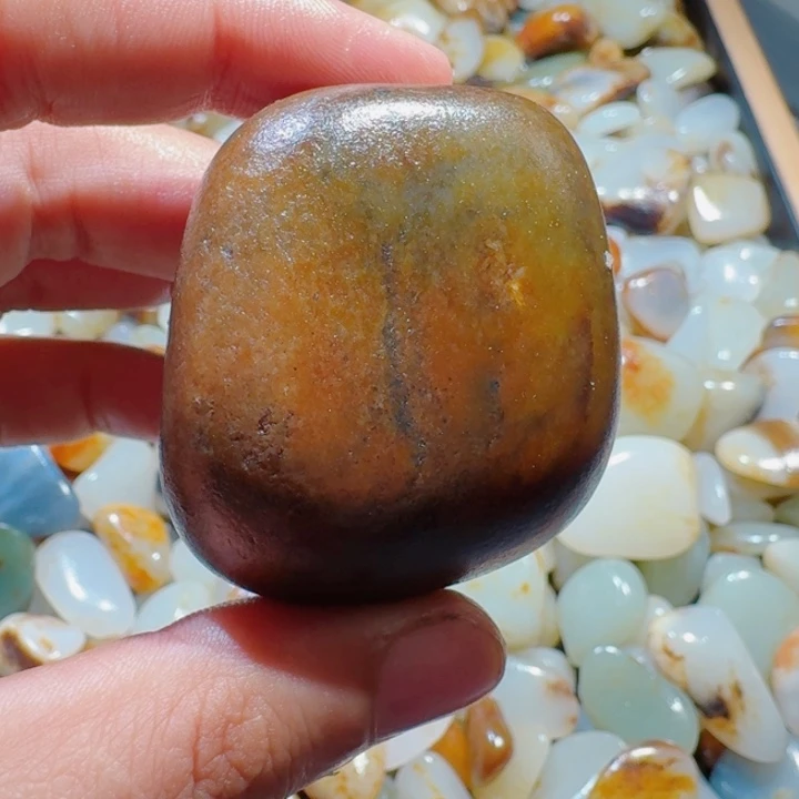 和田玉未镶嵌挂件123克