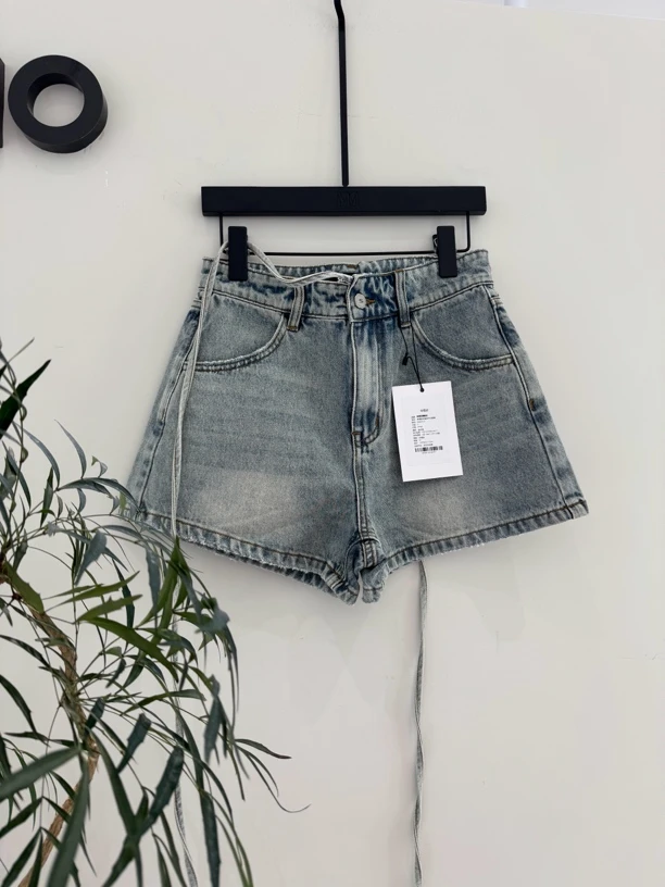 SENSEAWEEK 做旧牛仔短裤