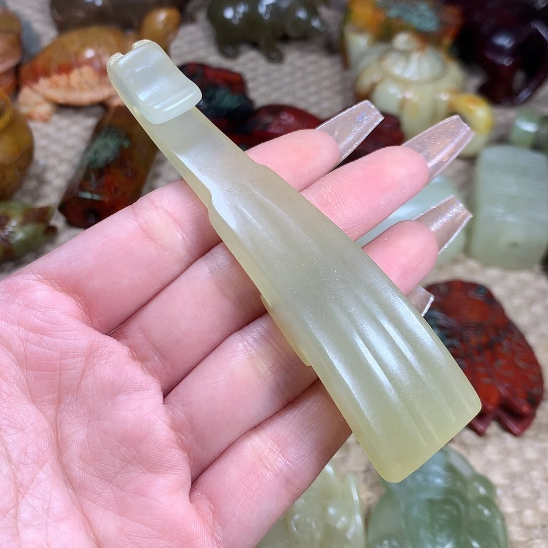 白玉菩提吊坠挂件