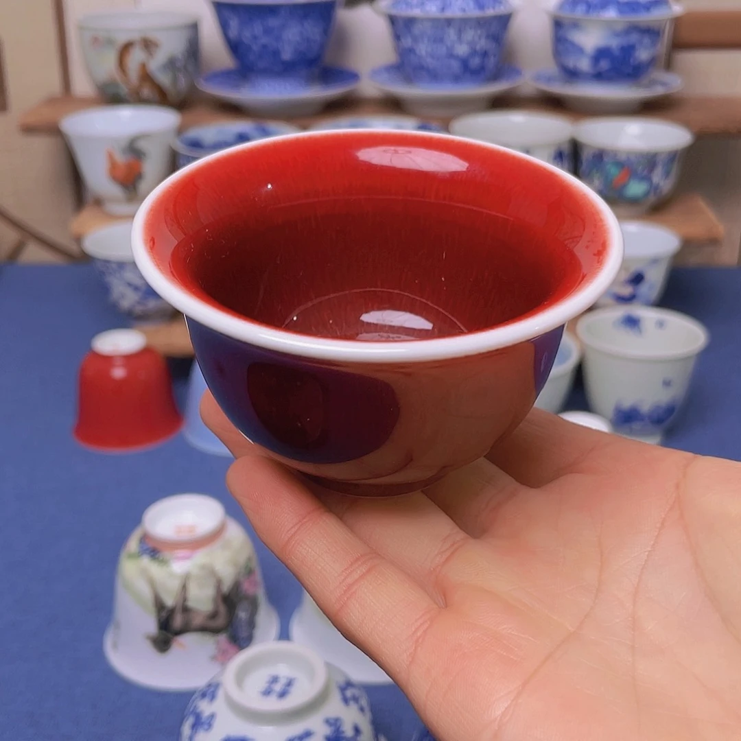 景德镇手工陶瓷茶杯