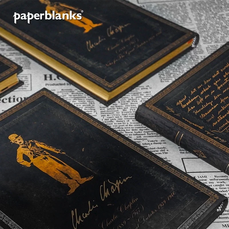 【清仓处理】Paperblanks 《卓别林》硬皮大本/中本笔记本
