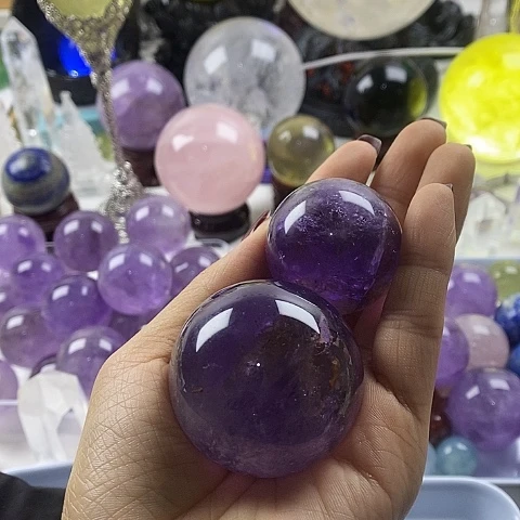 水晶珠宝半成品未镶嵌李*伯水晶5号