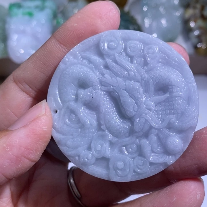 【闪购商品】颈饰未镶嵌翡翠龙牌
