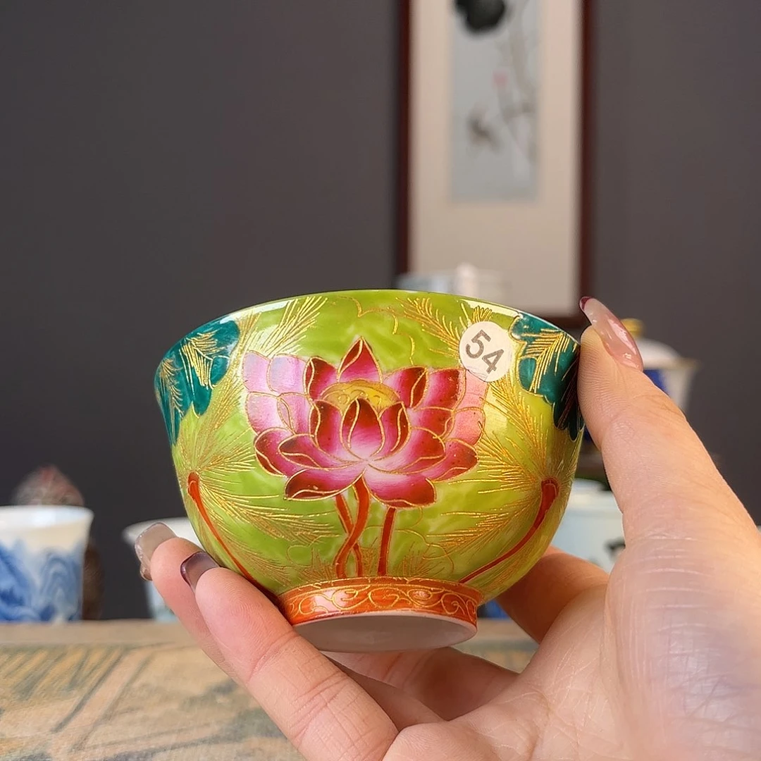 杯景德镇陶瓷茶杯多人