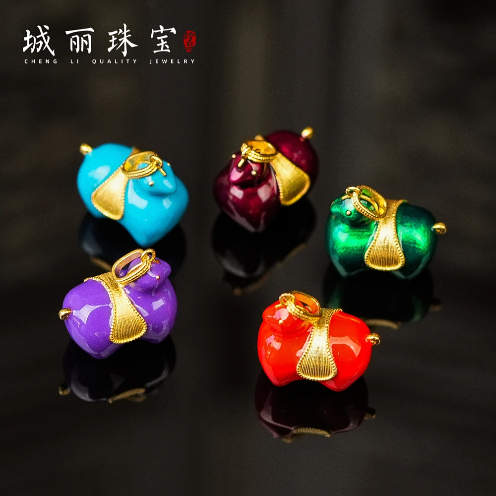 【城丽珠宝】18K来才小马吊坠/个（多样性发一）