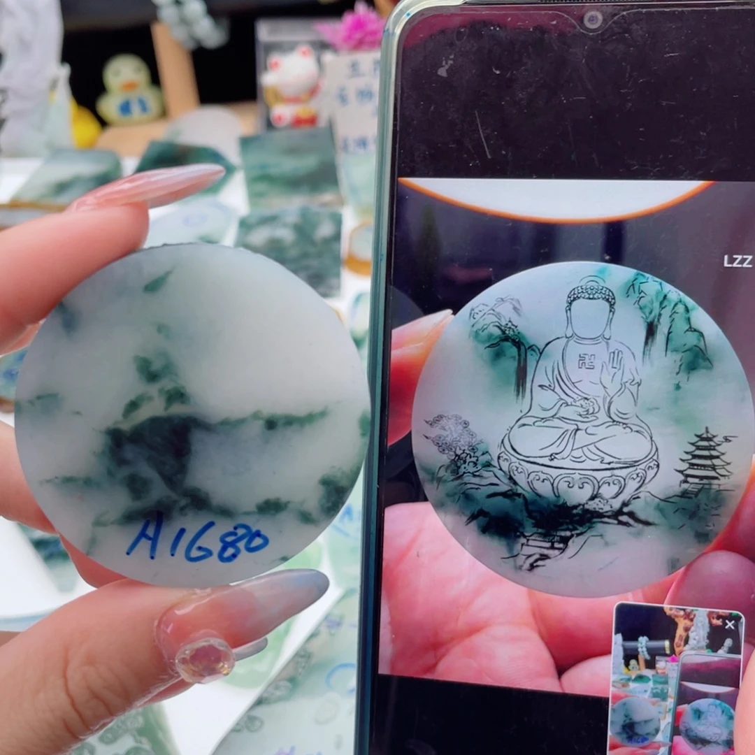 定制翡翠未镶嵌纯天然缅甸A货翡翠