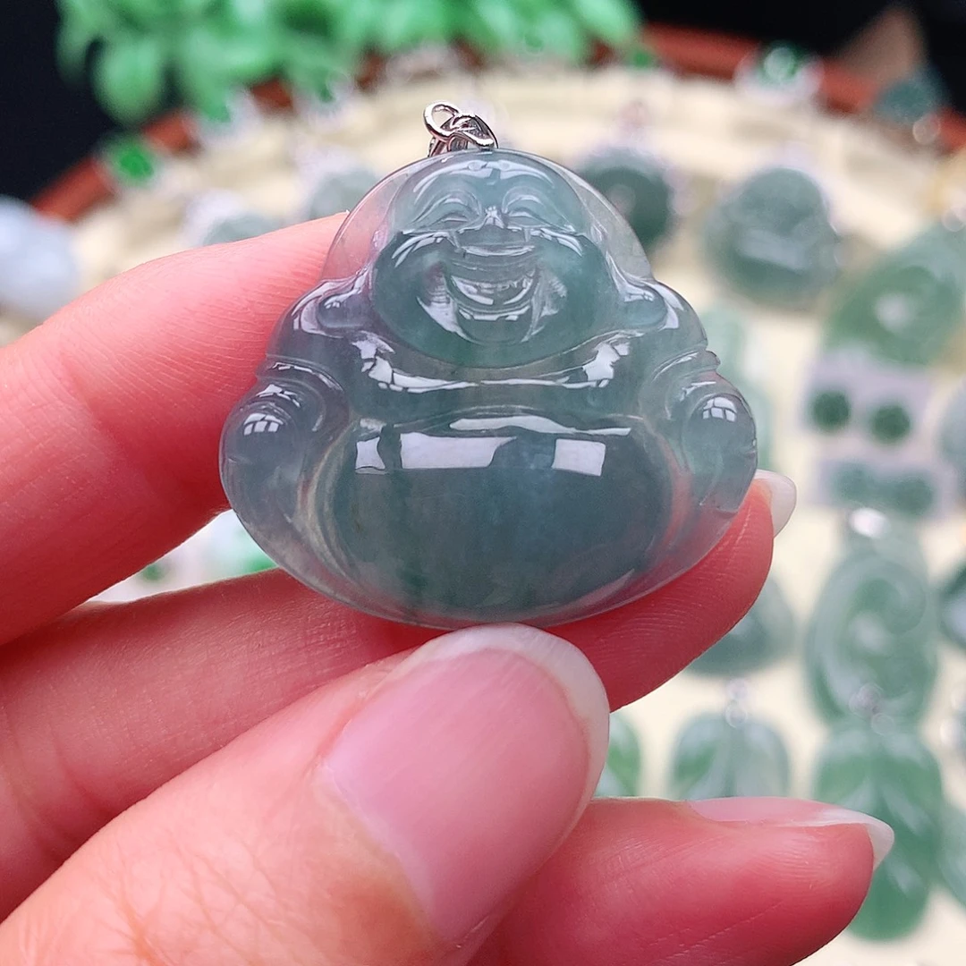 翡翠未镶嵌颈饰吊坠