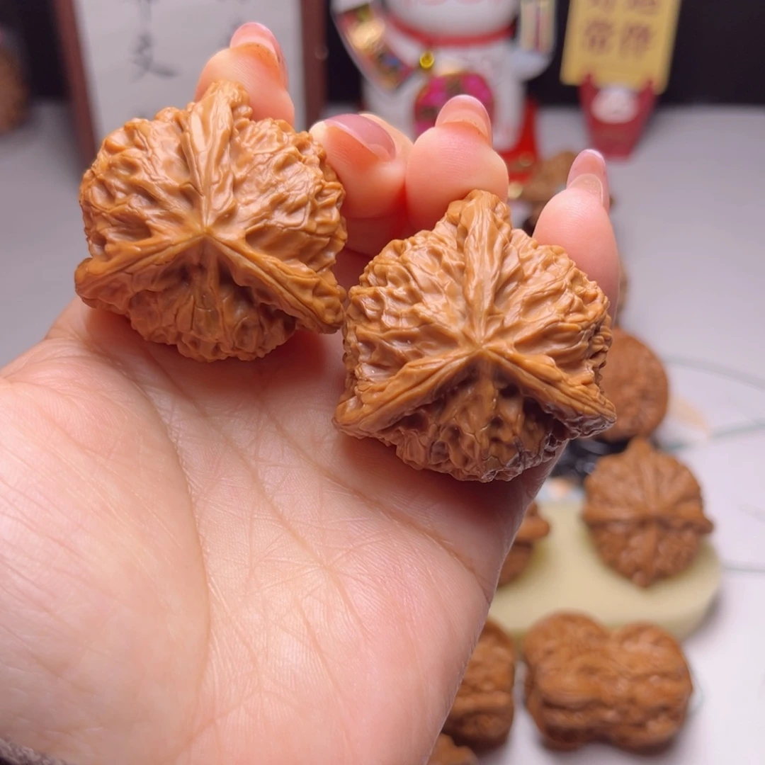 吊坠文玩核桃宫灯拼接三棱