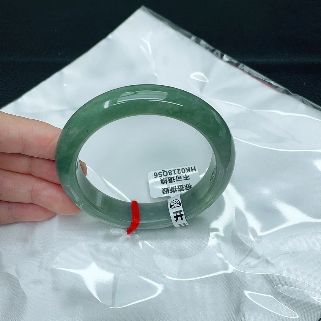 翡翠手镯未镶嵌正56.3