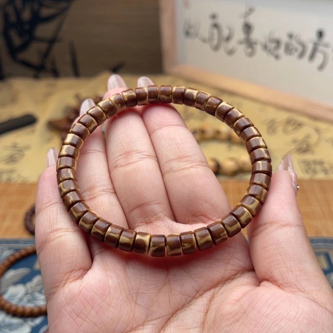 紫金鼠手串75花皮药片