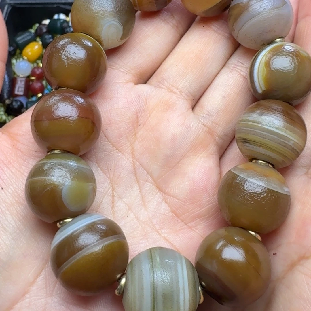 玛瑙/玉髓未镶嵌手链