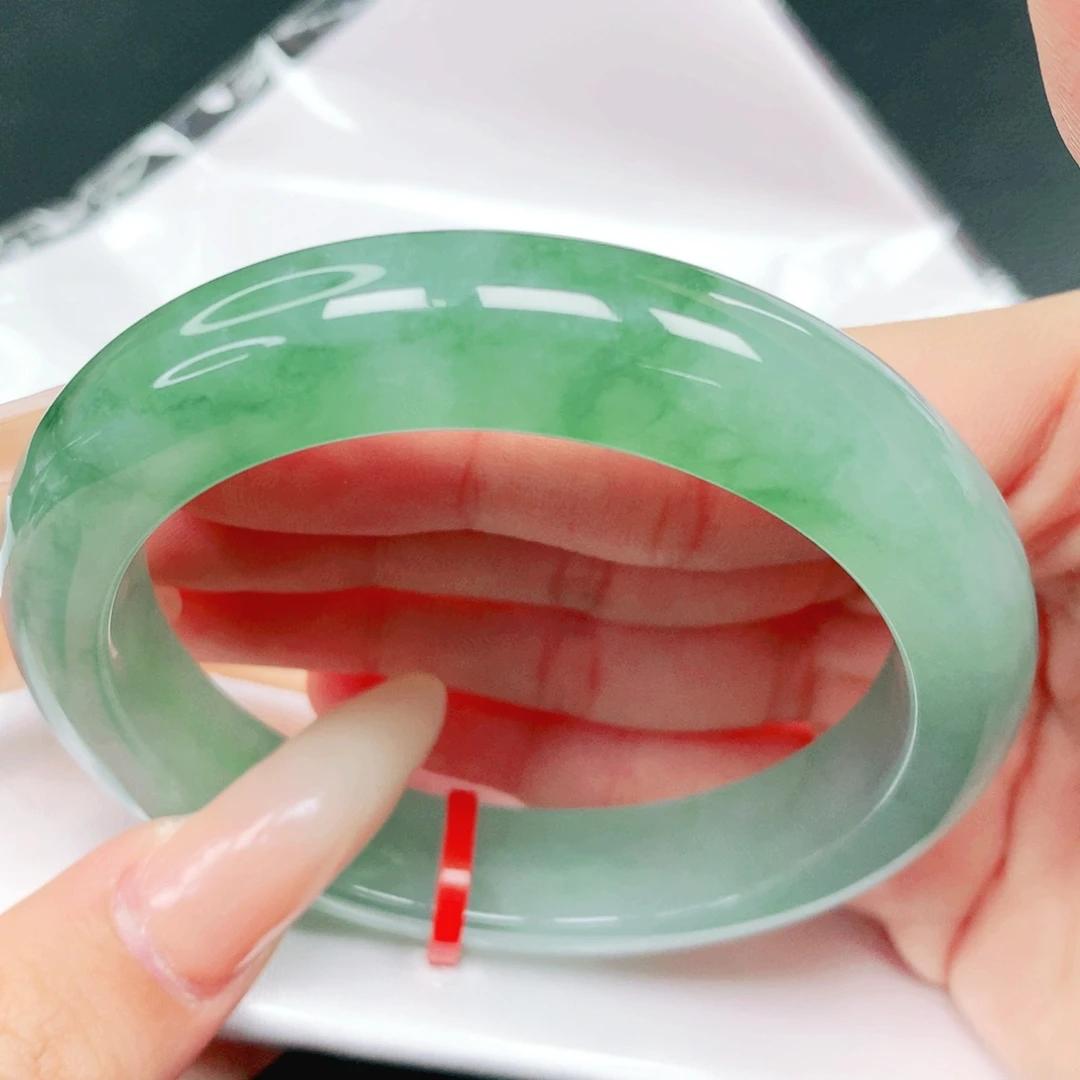 翡翠未镶嵌手镯56