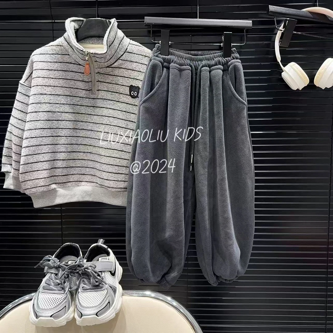 杭州六小六正版 BY LIUXIAOLIU冬季儿童休闲暖暖裤12634