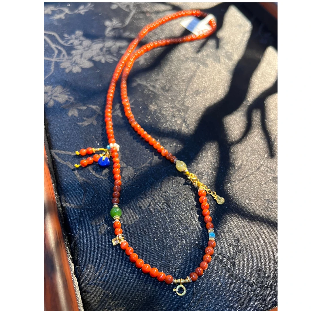 南红项链GWJ1107-28多样性发货