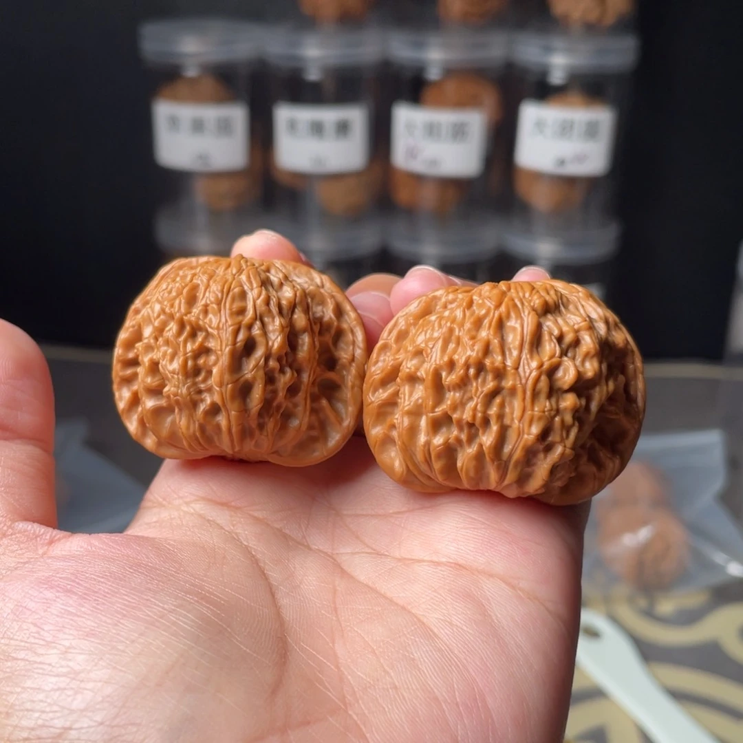文玩核桃把件全品42磨盘