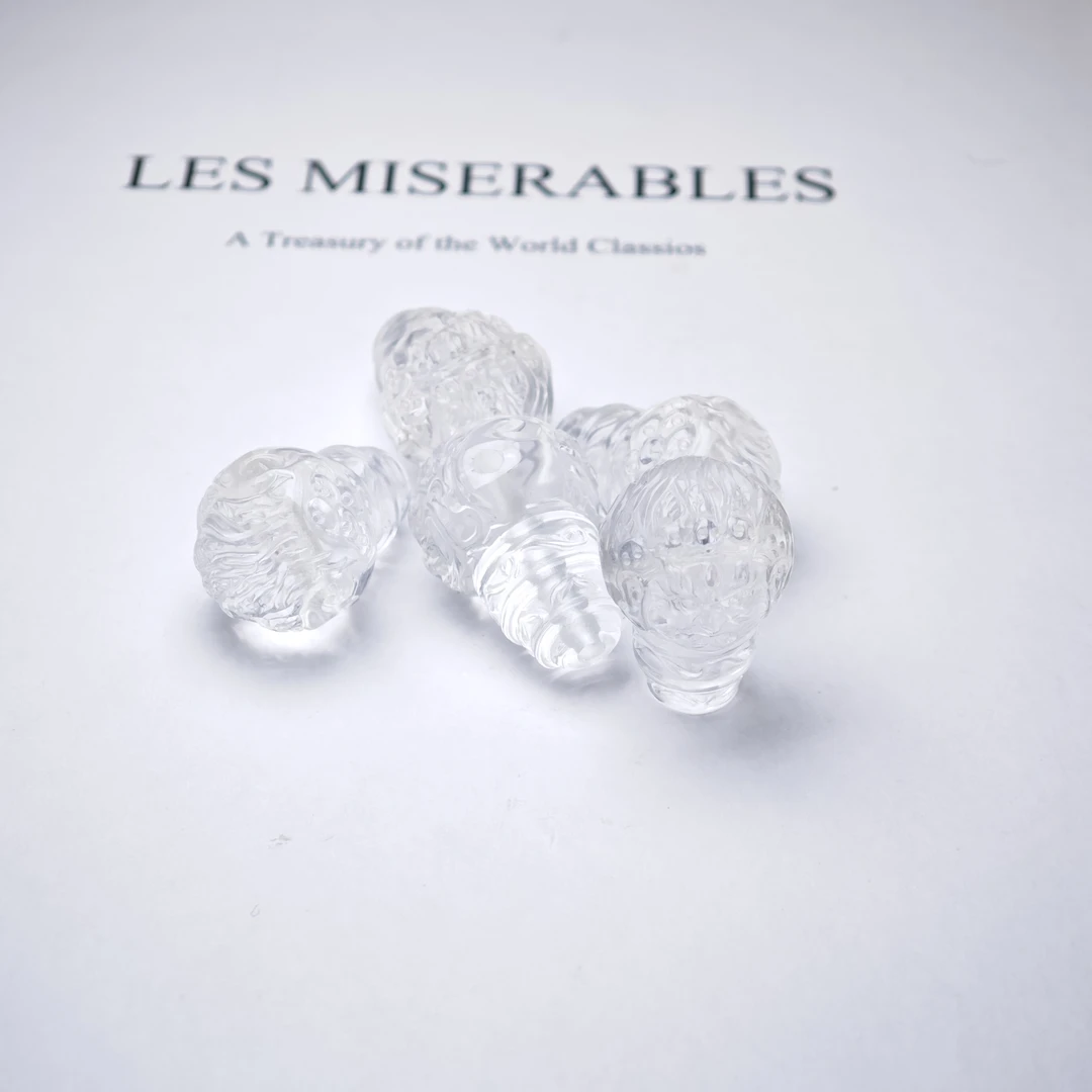 晶匠天然白水晶三通大黑天  多样性发其一编号-BB1735简约