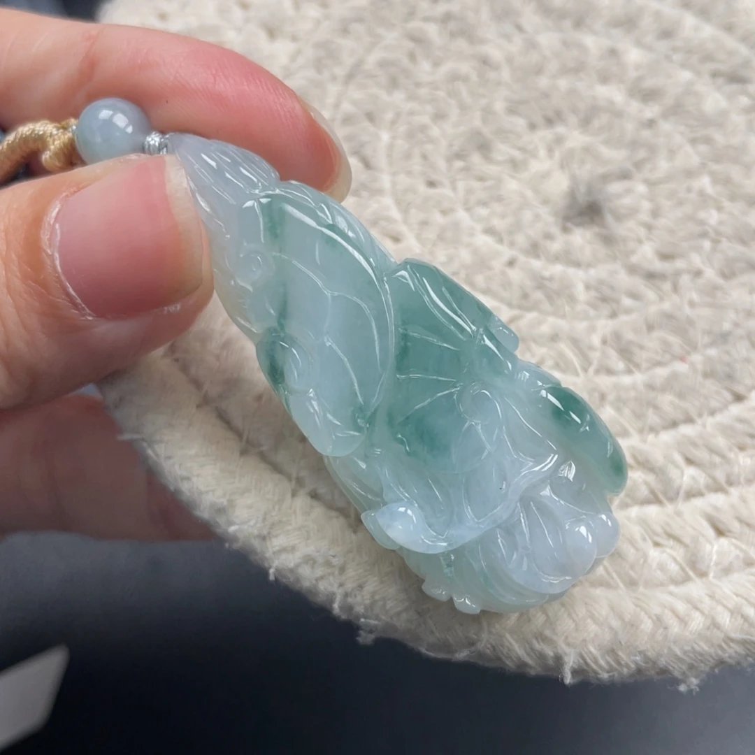 翡翠未镶嵌颈饰天然A货缅甸翡翠