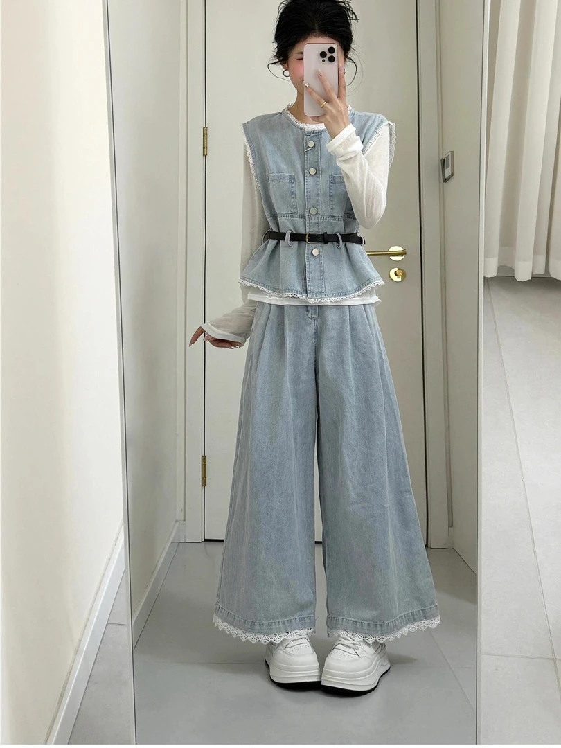 开春ootd穿搭一整套时尚套装2025春夏新款韩系爆款高级三件套女装