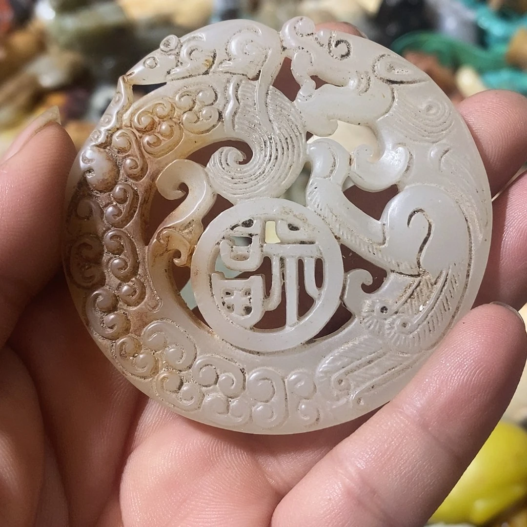 和田玉（糖玉）未镶嵌挂件