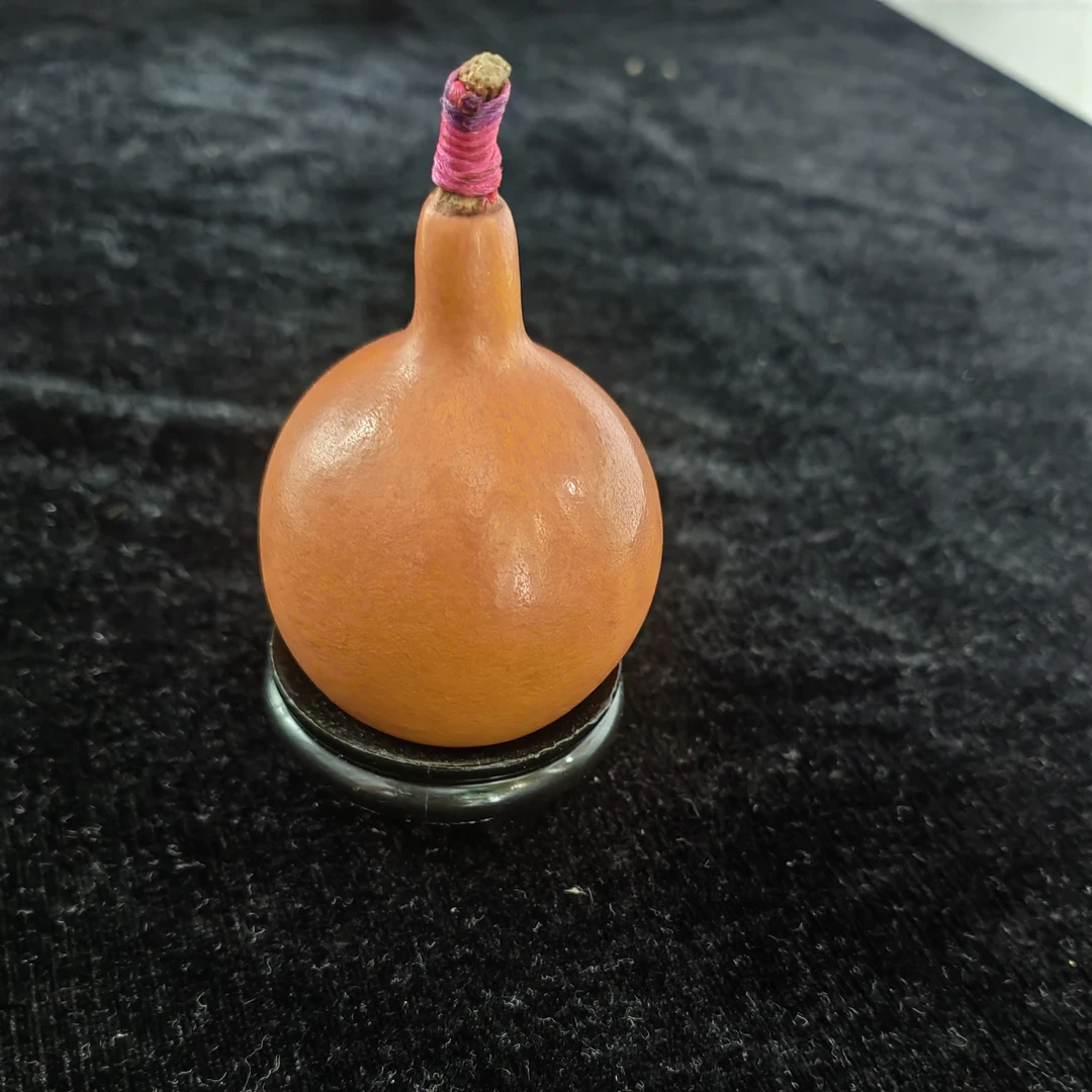天然异型小独把蒜头文玩手捻小葫芦皮质厚实可随身把玩