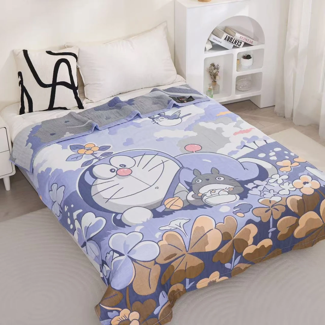 春夏款提花纱布泡芙被