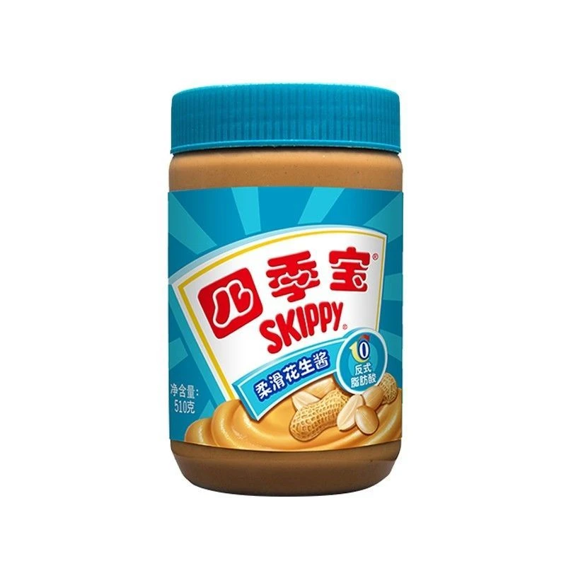 2瓶【8月7日】四季宝柔滑花生酱510g 面包酱拌面酱火锅调料