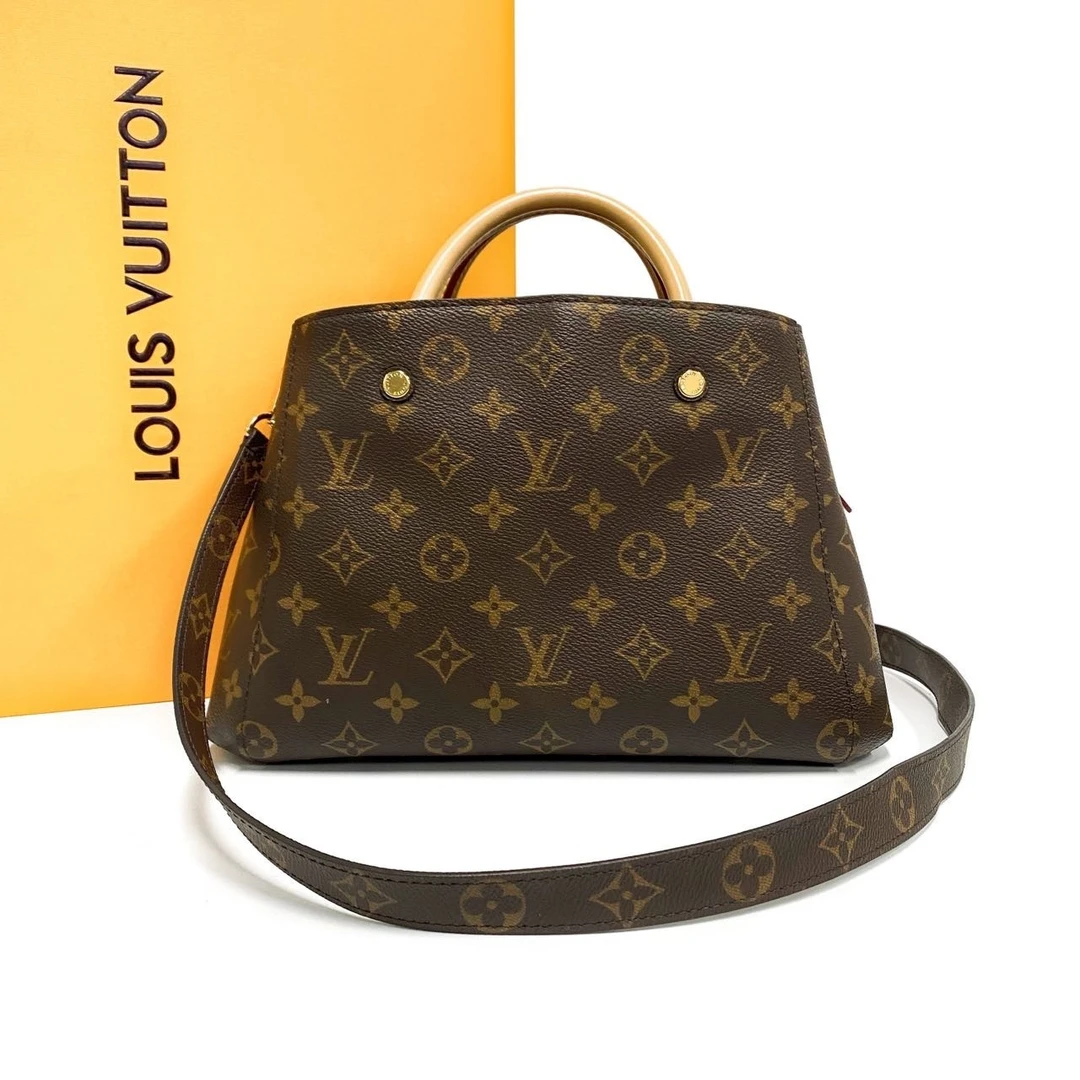 95新 LouisVuitton/路易威登 蒙田中号