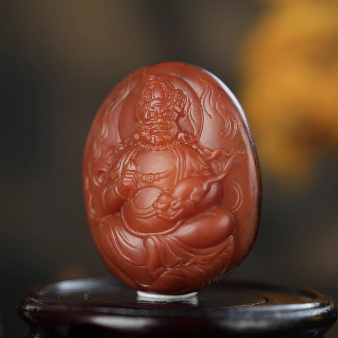 天下玉友和田玉黄财神挂件【可咨询】