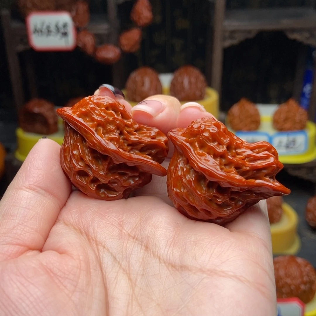 吊坠文玩核桃41报喜鸟