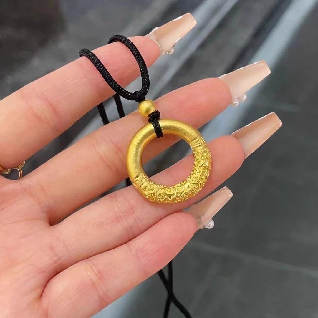 吊坠足银 【祥云扣】吊坠足银999吊坠传承经典时尚