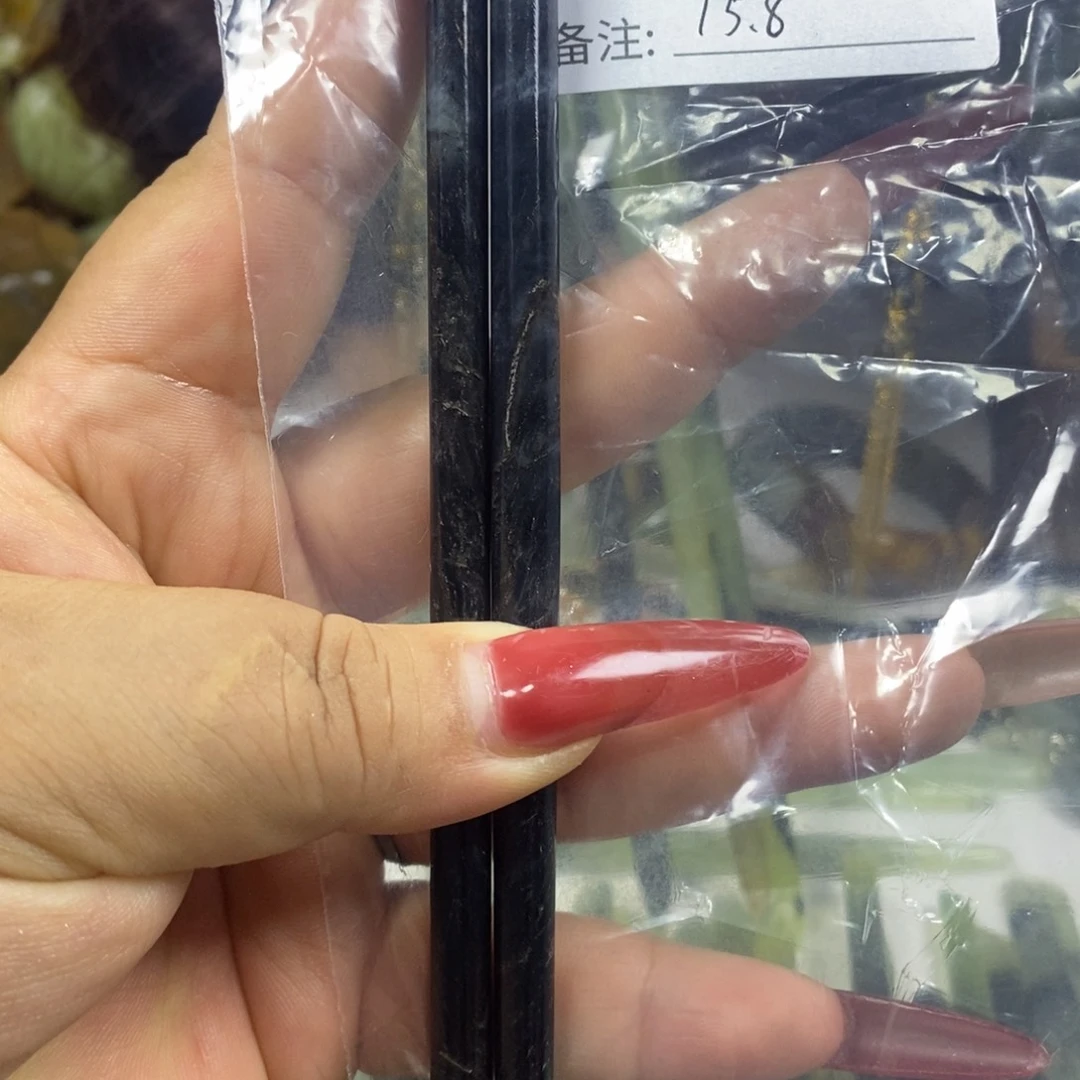 蛇纹石玉未镶嵌发饰