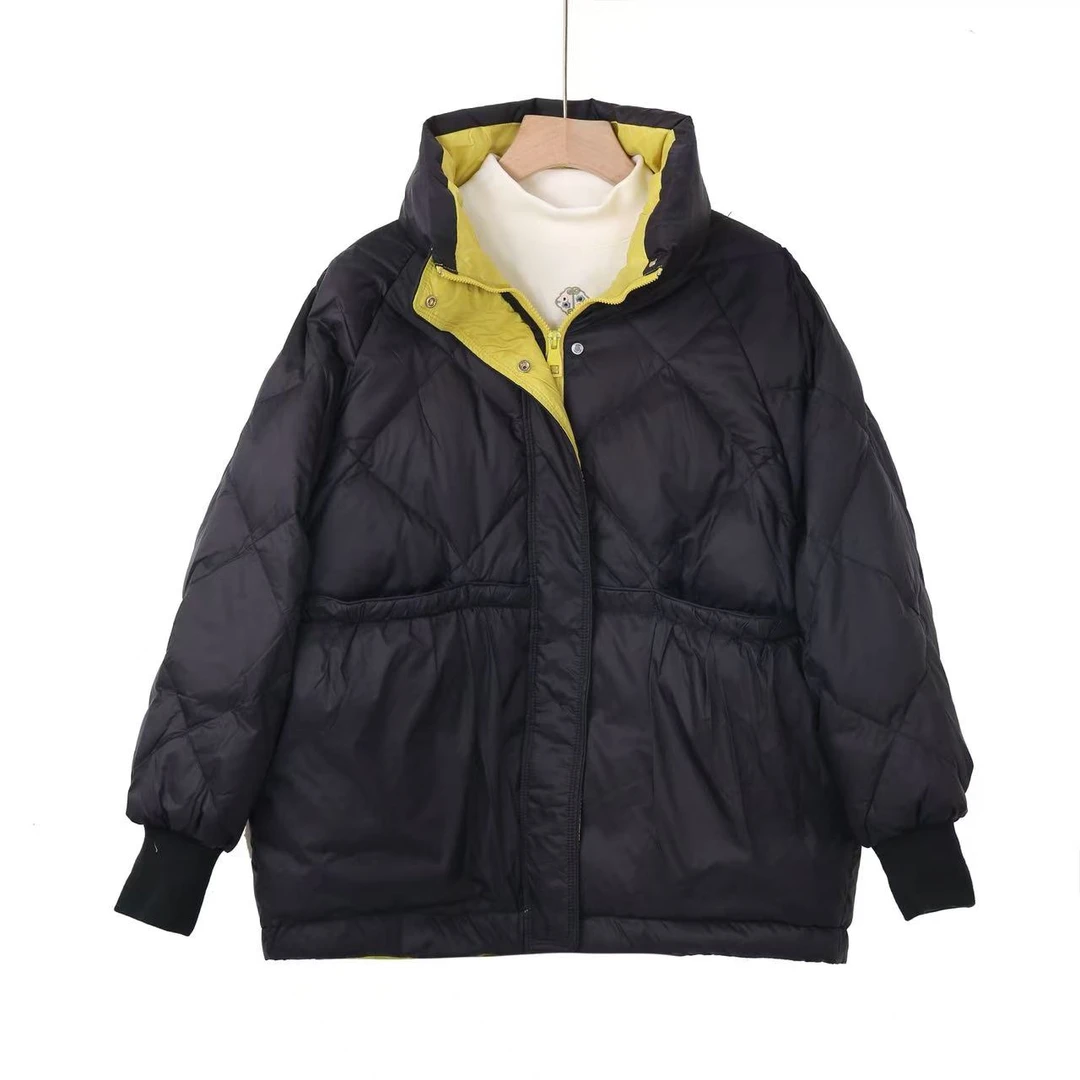 冬季宽松气质短款女羽绒服