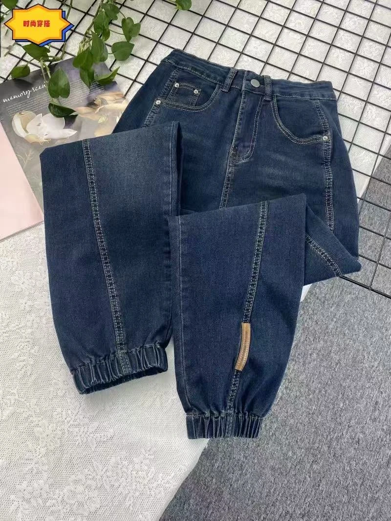 A03春夏牛仔女装姐姐妹妹显瘦遮肉宽松