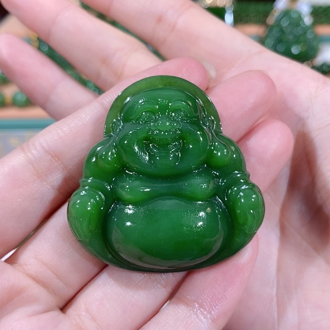 兰***馨颈饰未镶嵌和田玉（碧玉）