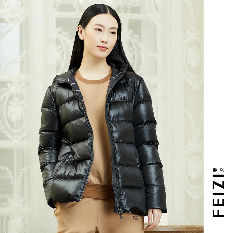 菲姿FEIZI冬款收腰羽绒服1W970