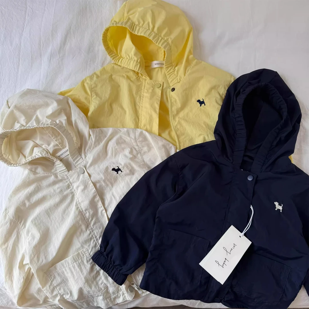 儿童防晒衣男2025夏季新款小童连帽外套轻薄宝宝纯色防晒服女透气