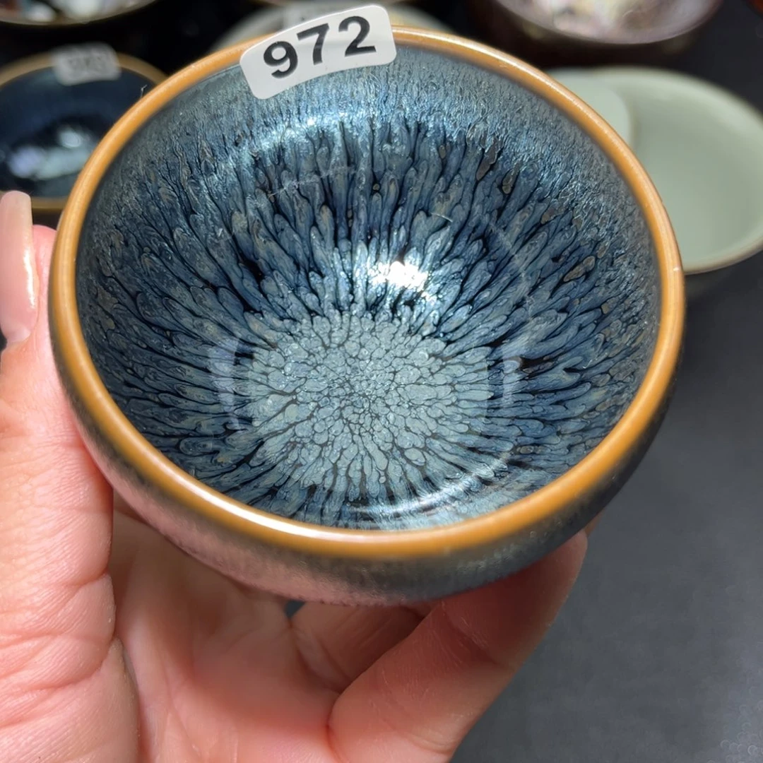 茶盏972 建盏单盏放大漏……