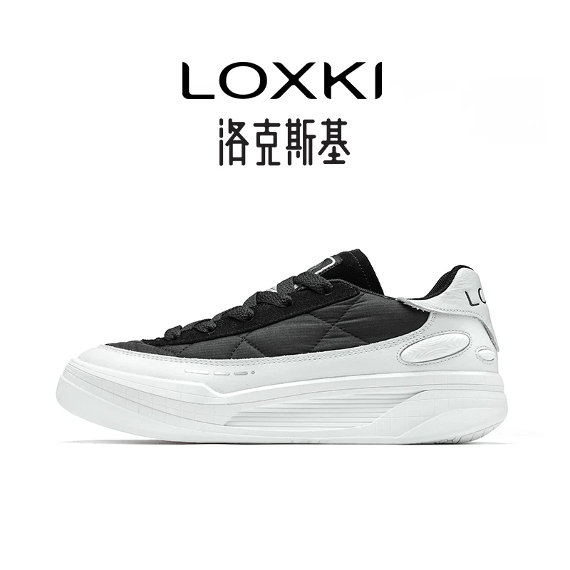 LOXKI增高保暖小圆鞋秋冬必备休闲板鞋百搭ro棉鞋鞋款鞋子新款