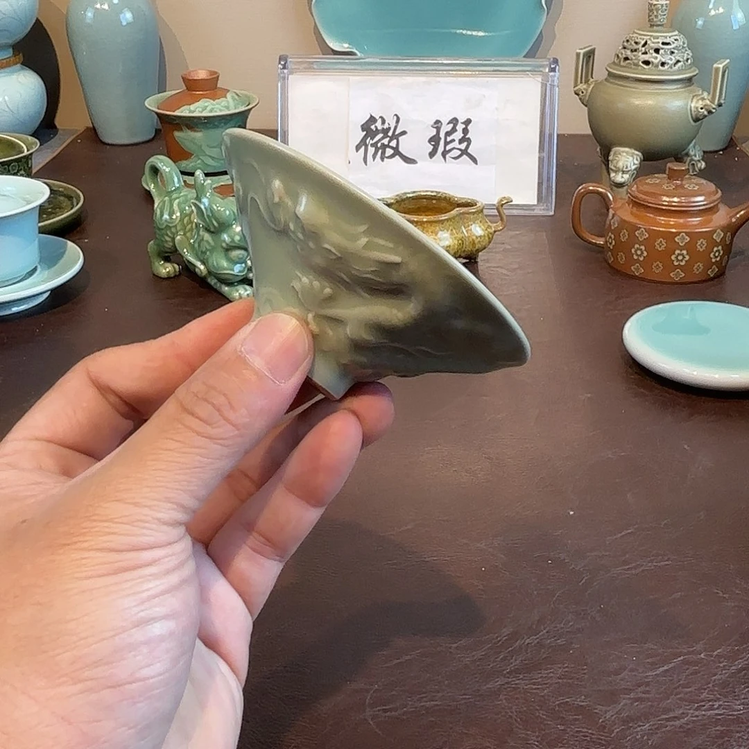 瓷片龙泉青瓷福利青瓷