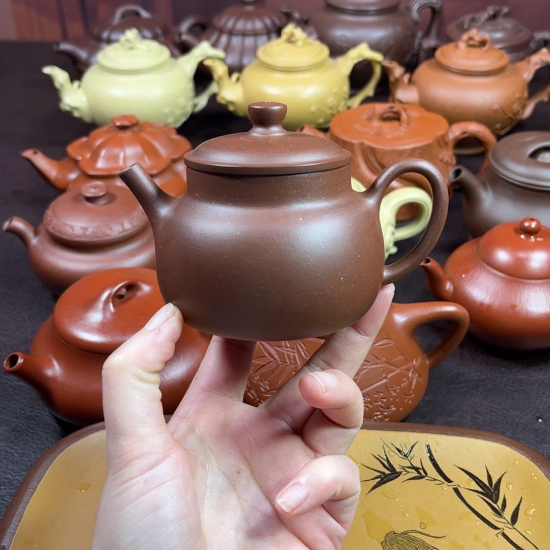 茶壶紫砂曙**临原矿紫泥150毫升